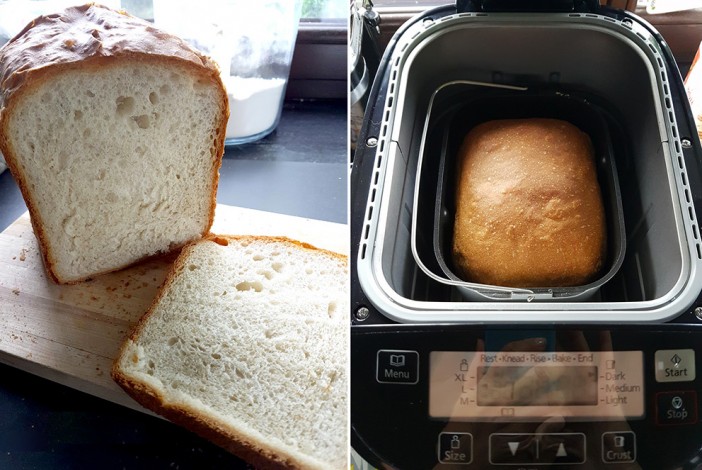 Réaliser un pain de blé à la machine à pain